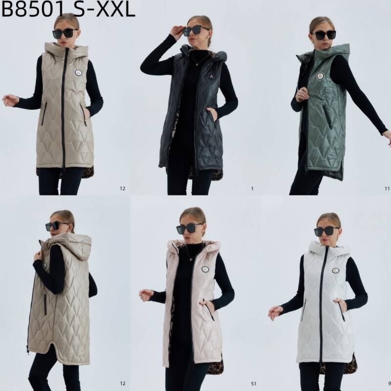 Kamizelka damskie Roz S-2XL, 1 Kolor Paczka 5 szt